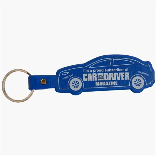 Car Shape Key Tag Keyring with Split Ring — view 15