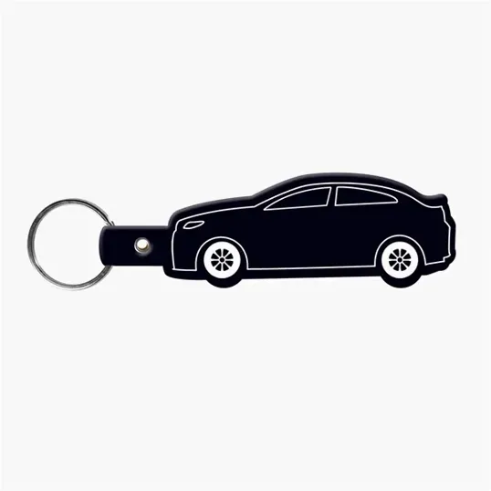 Car Shape Key Tag Keyring with Split Ring — view 16