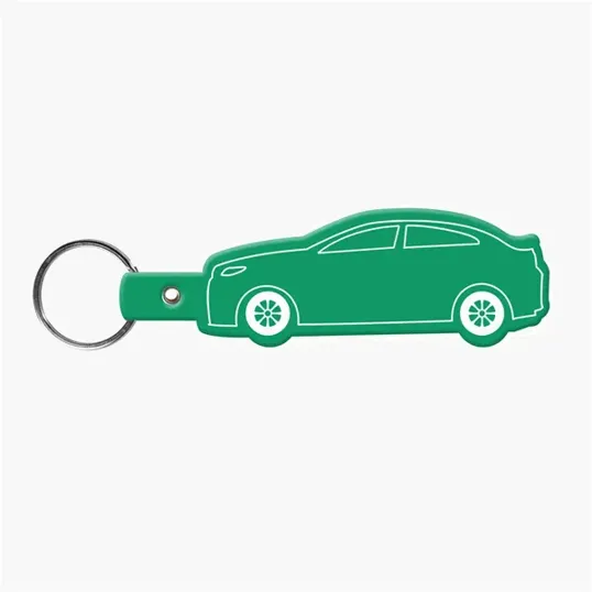 Car Shape Key Tag Keyring with Split Ring — view 20