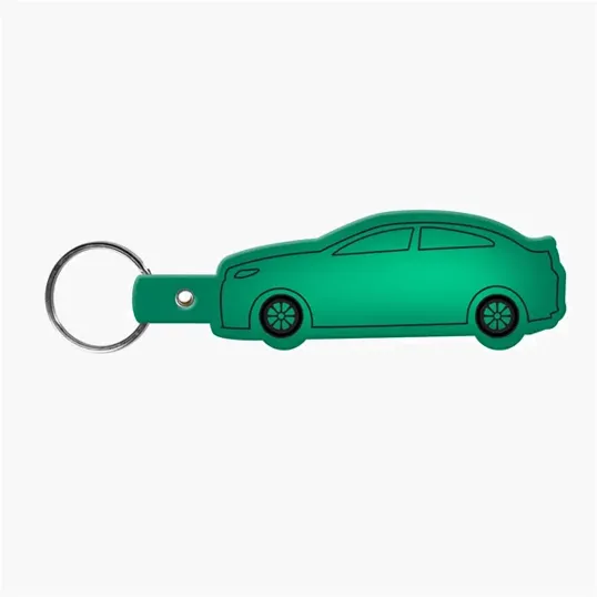 Car Shape Key Tag Keyring with Split Ring — view 26