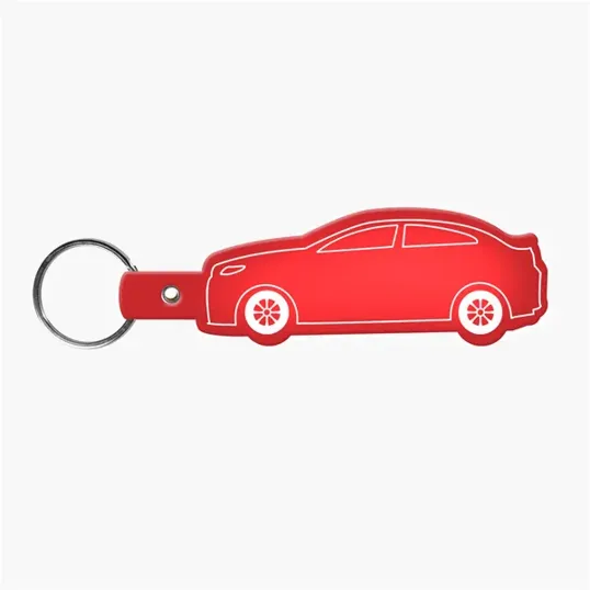 Car Shape Key Tag Keyring with Split Ring — view 30