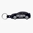 Car Shape Key Tag Keyring with Split Ring — view 2