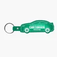 Car Shape Key Tag Keyring with Split Ring — view 9