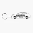 Car Shape Key Tag Keyring with Split Ring — view 13