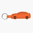 Car Shape Key Tag Keyring with Split Ring — view 21