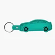 Car Shape Key Tag Keyring with Split Ring — view 23
