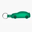 Car Shape Key Tag Keyring with Split Ring — view 26