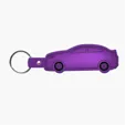 Car Shape Key Tag Keyring with Split Ring — view 29