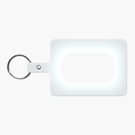 Large Rectangle Flexible Key Tag with Split Ring — view 10