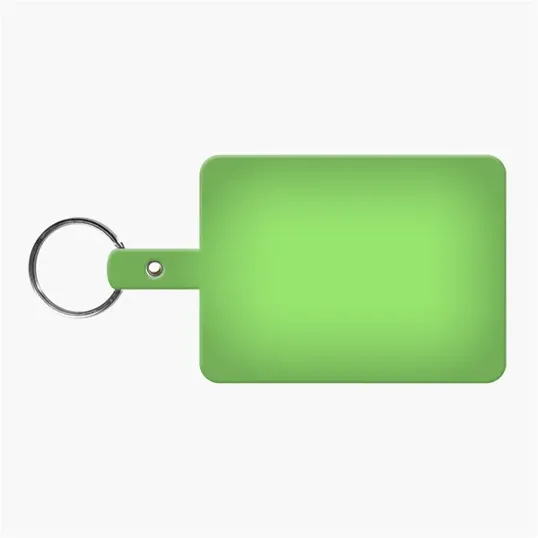 Large Rectangle Flexible Key Tag with Split Ring — view 12