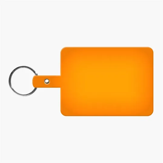 Large Rectangle Flexible Key Tag with Split Ring — view 13