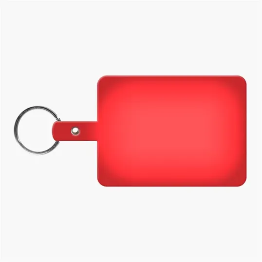 Large Rectangle Flexible Key Tag with Split Ring — view 15