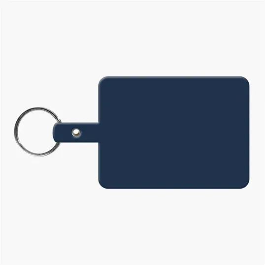 Large Rectangle Flexible Key Tag with Split Ring — view 18