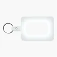 Large Rectangle Flexible Key Tag with Split Ring — view 10