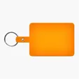 Large Rectangle Flexible Key Tag with Split Ring — view 13