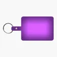 Large Rectangle Flexible Key Tag with Split Ring — view 14