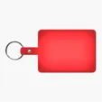 Large Rectangle Flexible Key Tag with Split Ring — view 15
