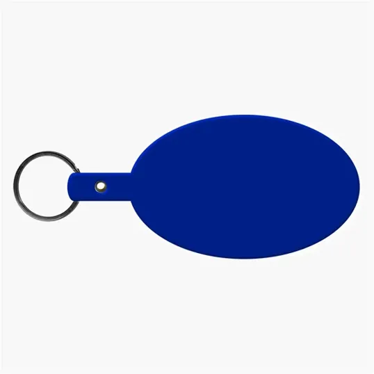 Large Oval Flexible Key Tag Keyring — view 19