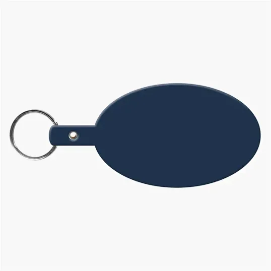 Large Oval Flexible Key Tag Keyring — view 20