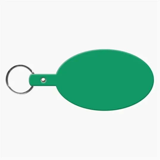 Large Oval Flexible Key Tag Keyring — view 22