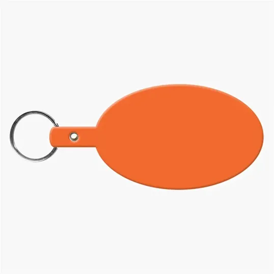 Large Oval Flexible Key Tag Keyring — view 23