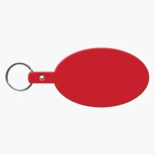 Large Oval Flexible Key Tag Keyring — view 24