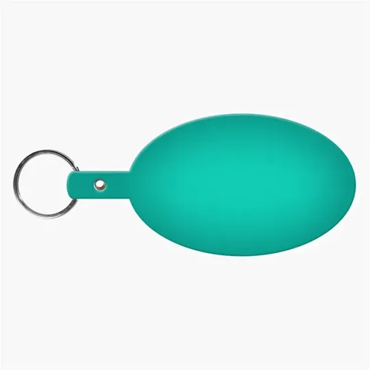 Large Oval Flexible Key Tag Keyring — view 25