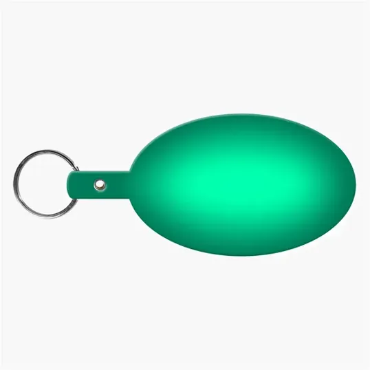 Large Oval Flexible Key Tag Keyring — view 28