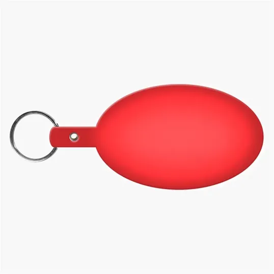 Large Oval Flexible Key Tag Keyring — view 32