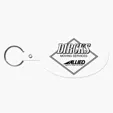 Large Oval Flexible Key Tag Keyring — view 15