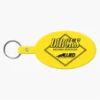 Large Oval Flexible Key Tag Keyring — view 16