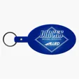 Large Oval Flexible Key Tag Keyring — view 17