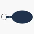 Large Oval Flexible Key Tag Keyring — view 20