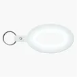 Large Oval Flexible Key Tag Keyring — view 27