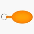 Large Oval Flexible Key Tag Keyring — view 30