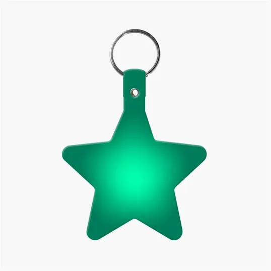 Star Key Tag with Split Ring Keychain — view 12