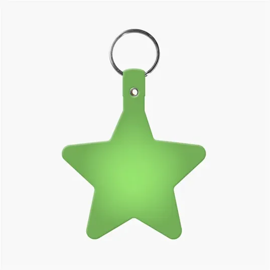 Star Key Tag with Split Ring Keychain — view 13