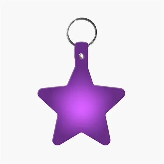 Star Key Tag with Split Ring Keychain — view 15