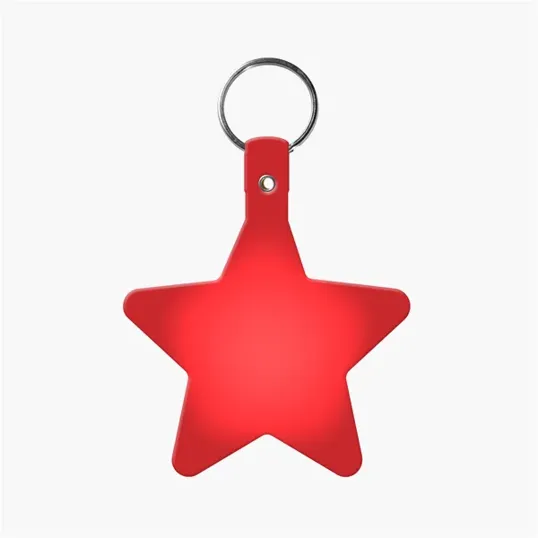 Star Key Tag with Split Ring Keychain — view 16