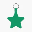 Star Key Tag with Split Ring Keychain — view 6