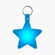Star Key Tag with Split Ring Keychain — view 10
