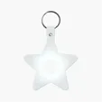 Star Key Tag with Split Ring Keychain — view 11