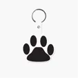 Paw Shape Flexible Key Tag with Keychain — view 17
