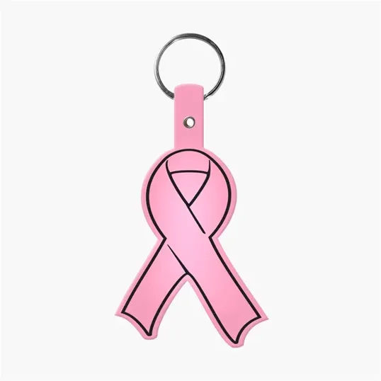 Awareness Ribbon Flexible Key Tag with Split Ring — view 16