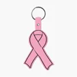 Awareness Ribbon Flexible Key Tag with Split Ring — view 8