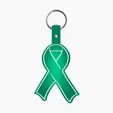 Awareness Ribbon Flexible Key Tag with Split Ring — view 13