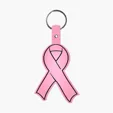 Awareness Ribbon Flexible Key Tag with Split Ring — view 16