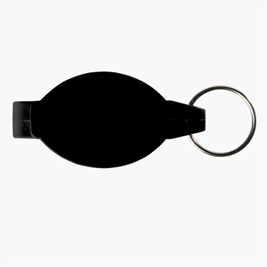 Elliptical Bottle Opener Beverage Wrench with Keychain — view 10