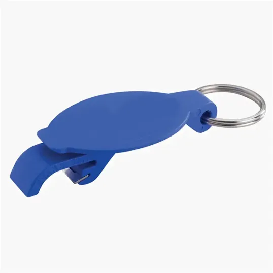 Elliptical Bottle Opener Beverage Wrench with Keychain — view 11