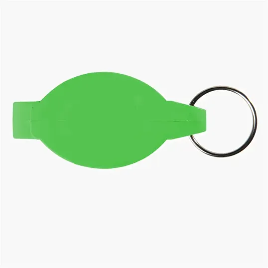 Elliptical Bottle Opener Beverage Wrench with Keychain — view 13